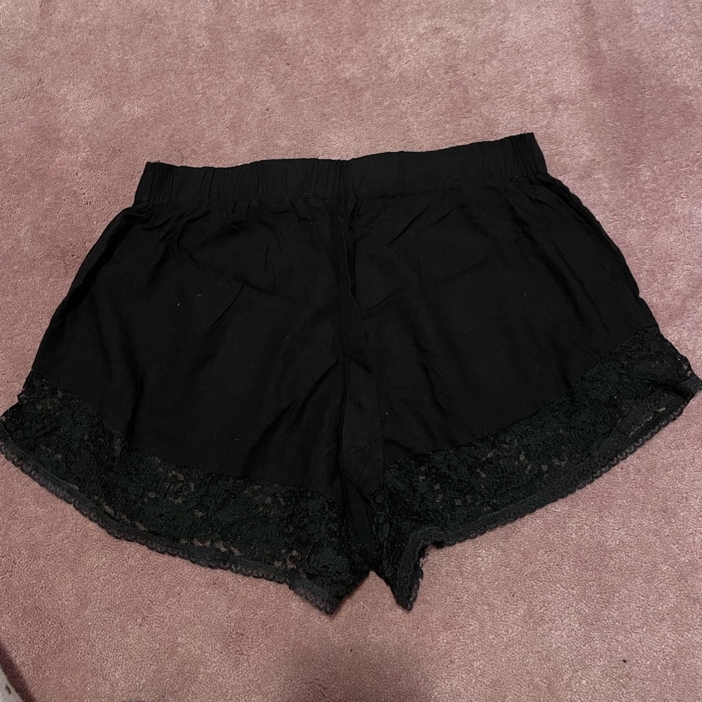 Band of Gypsies Lace Trim Shorts